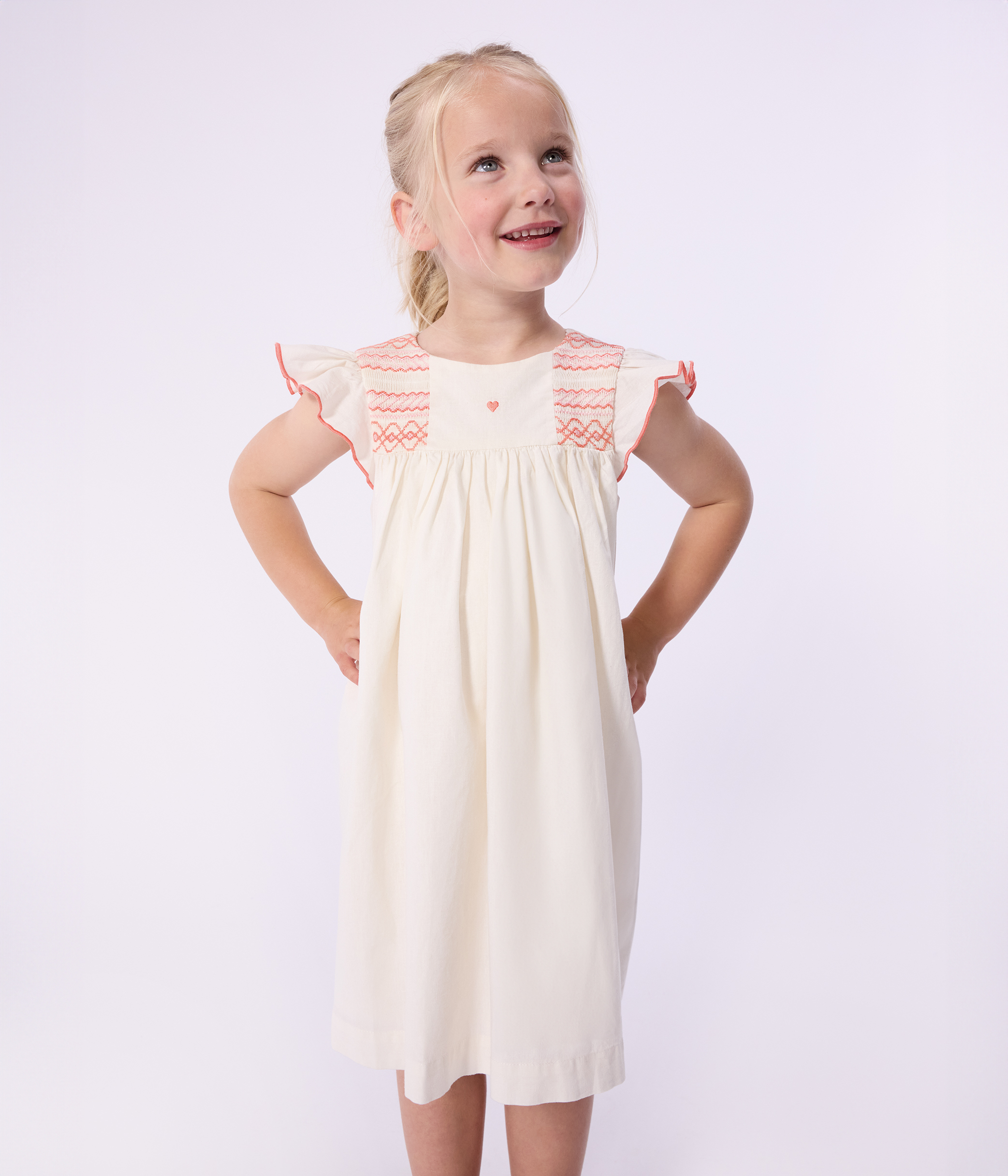 Children's short-sleeved cotton dress