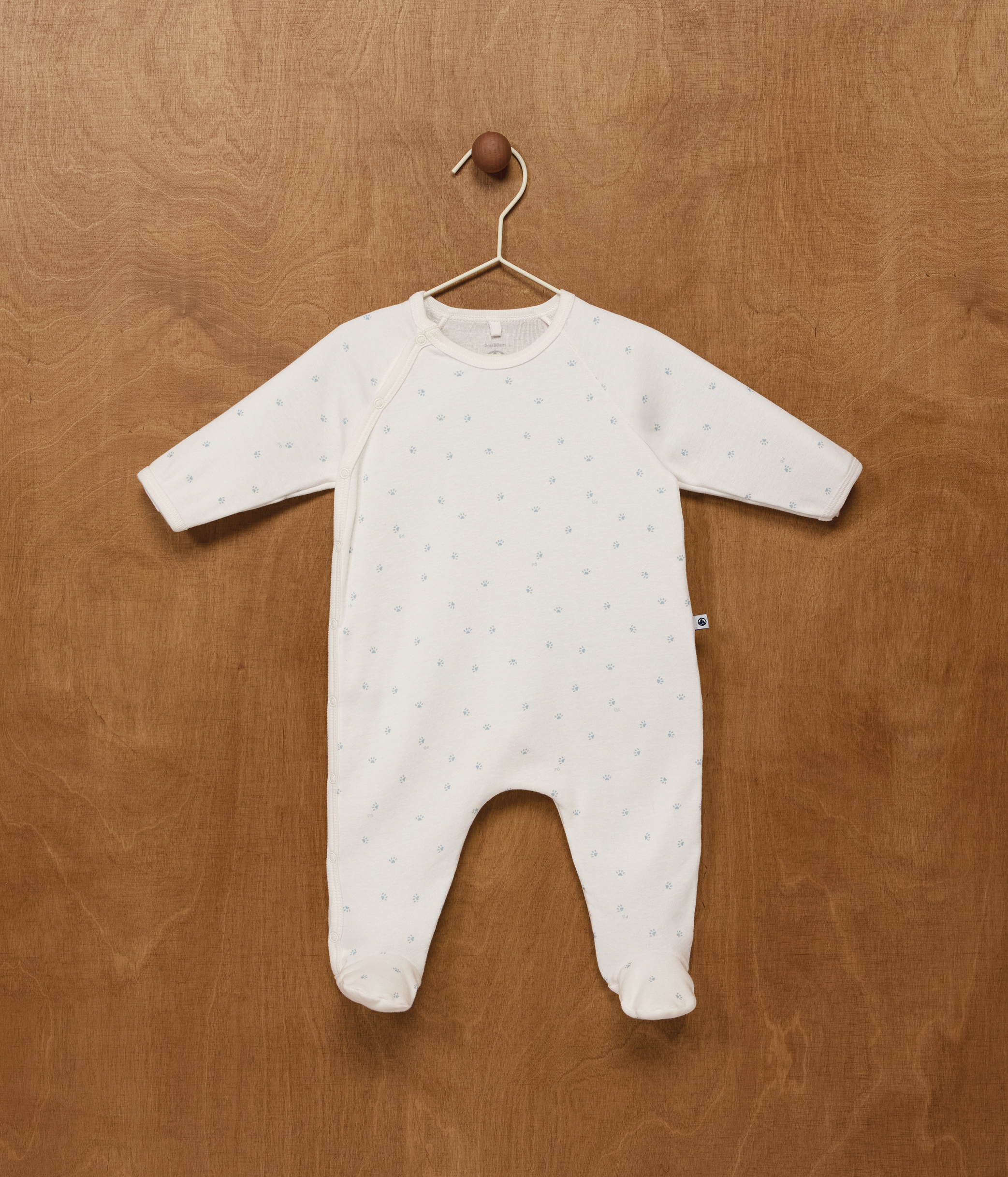 Babies' printed cotton pyjama suit