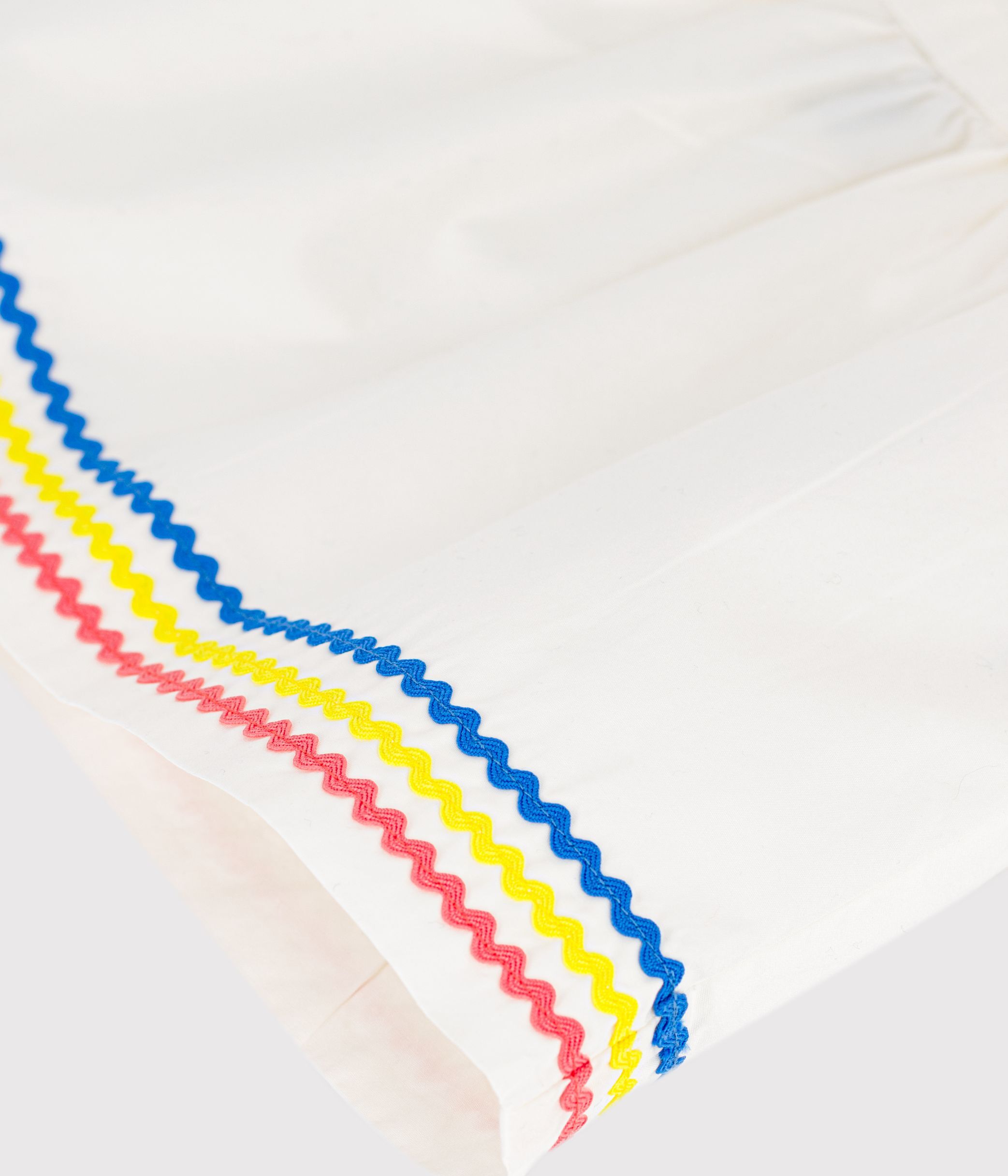 Babies' plain cotton dungarees