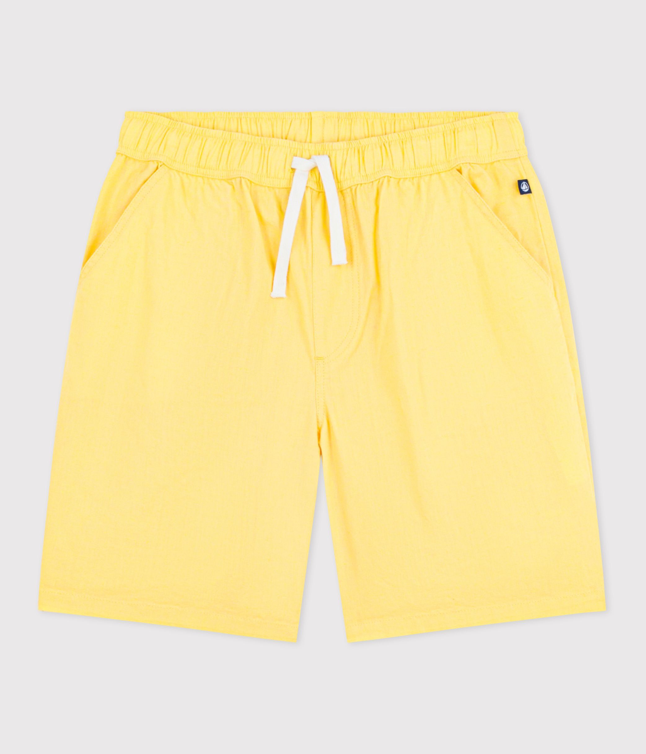 Children's Bermuda shorts in plain cotton
