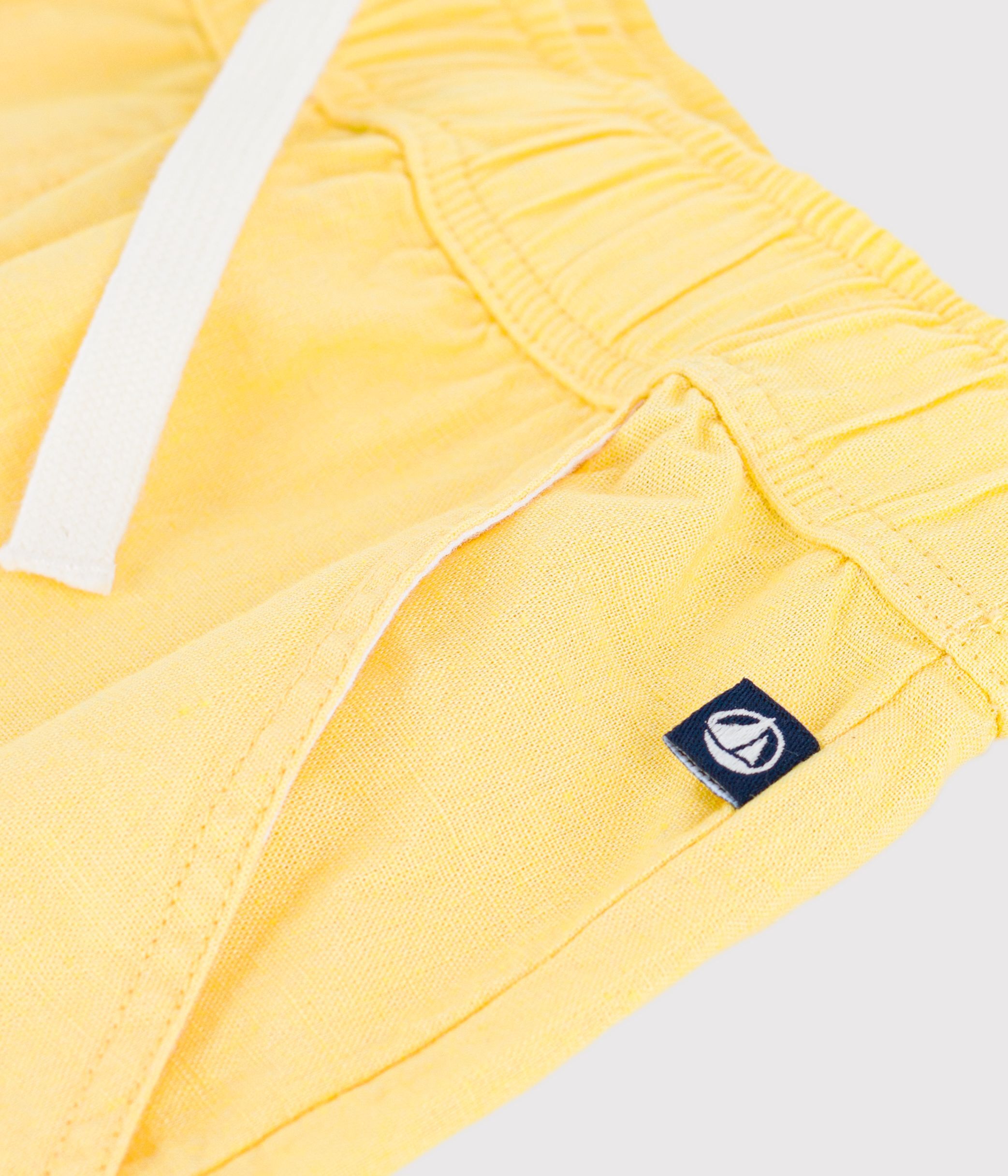 Children's Bermuda shorts in plain cotton