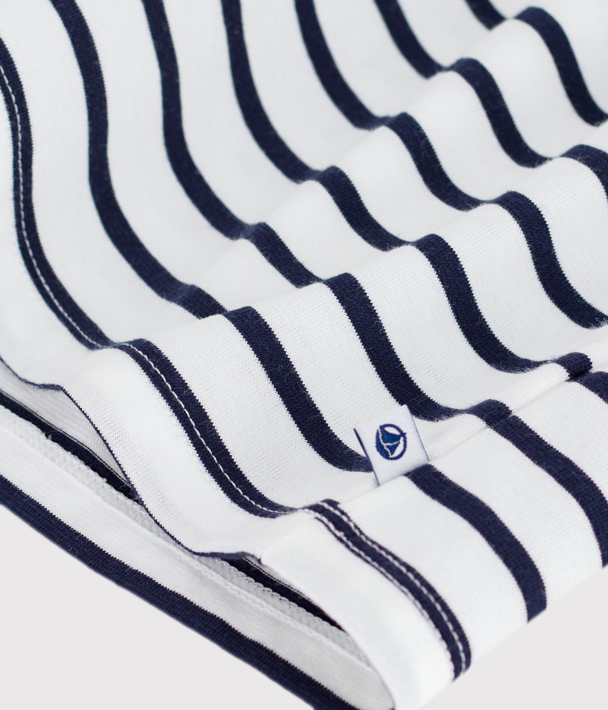 Babies' sleeveless stripy cotton dress