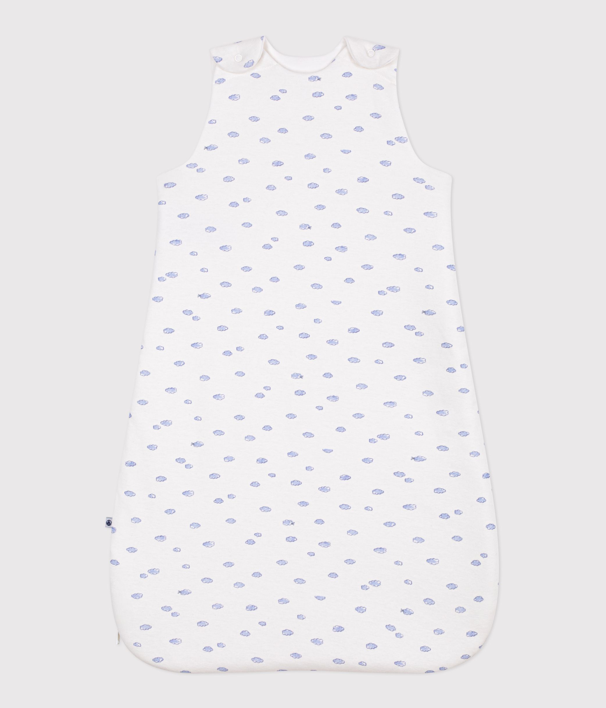 Babies' 1.5 TOG cloud print cotton sleeping bag