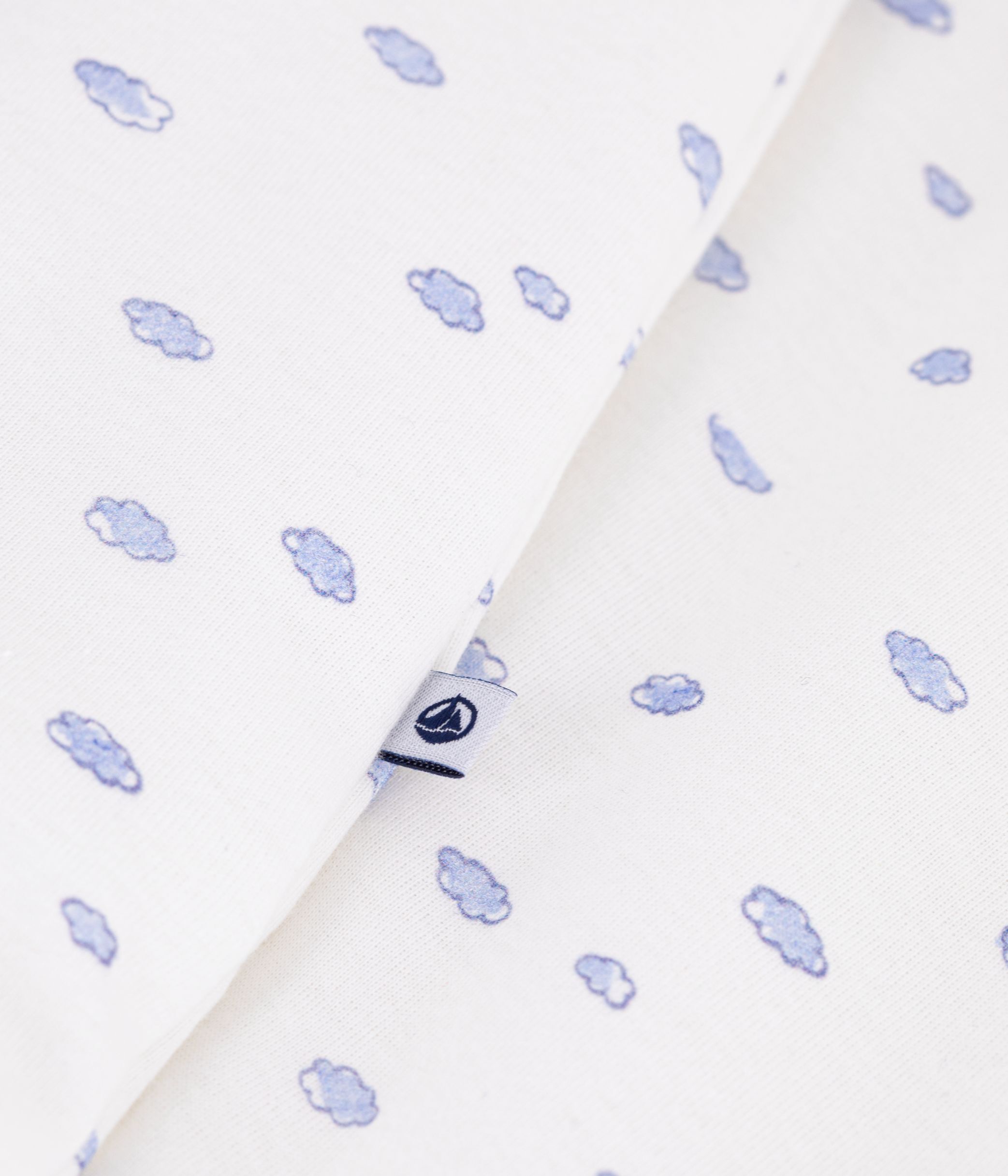Babies' 1.5 TOG cloud print cotton sleeping bag