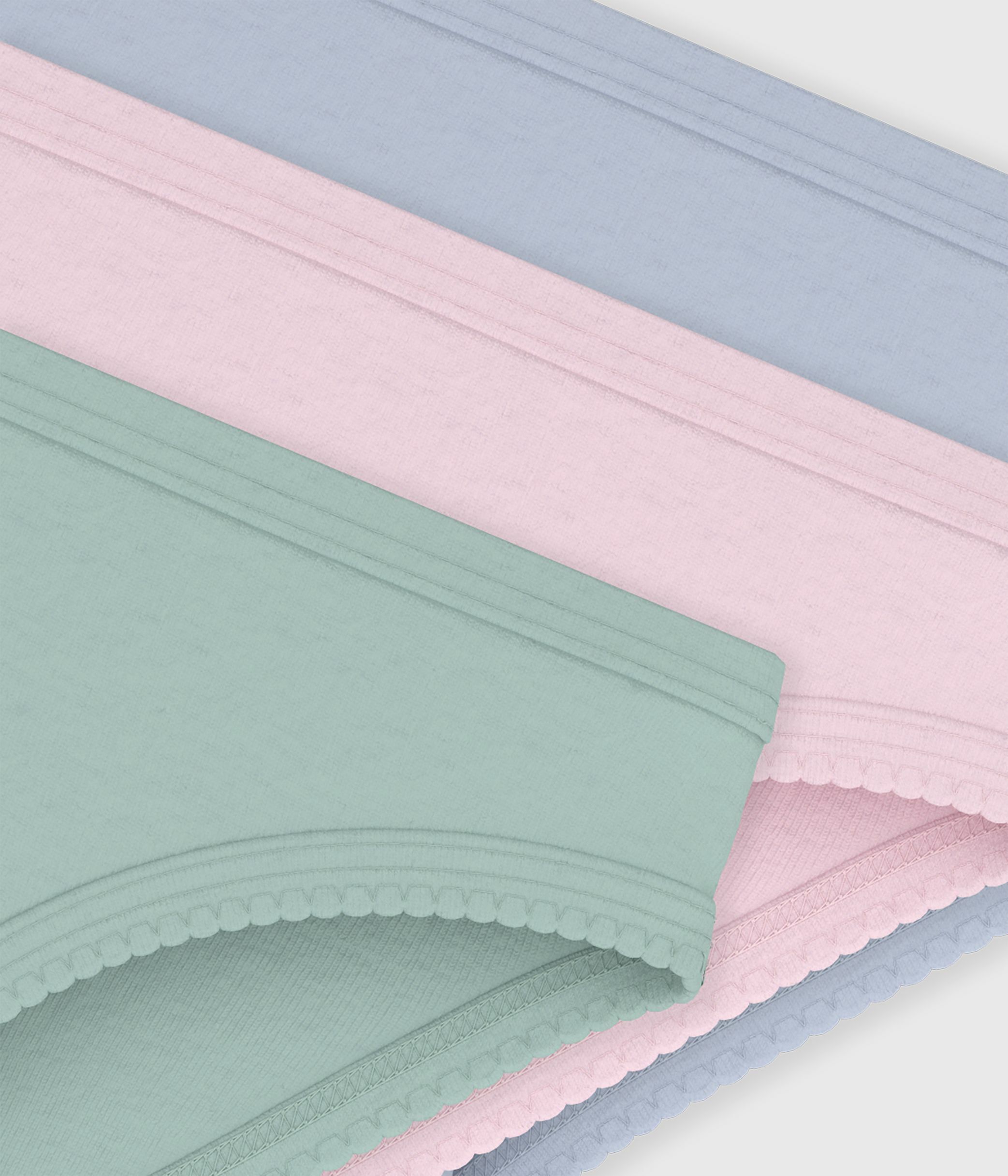 Pack of children's plain cotton pants