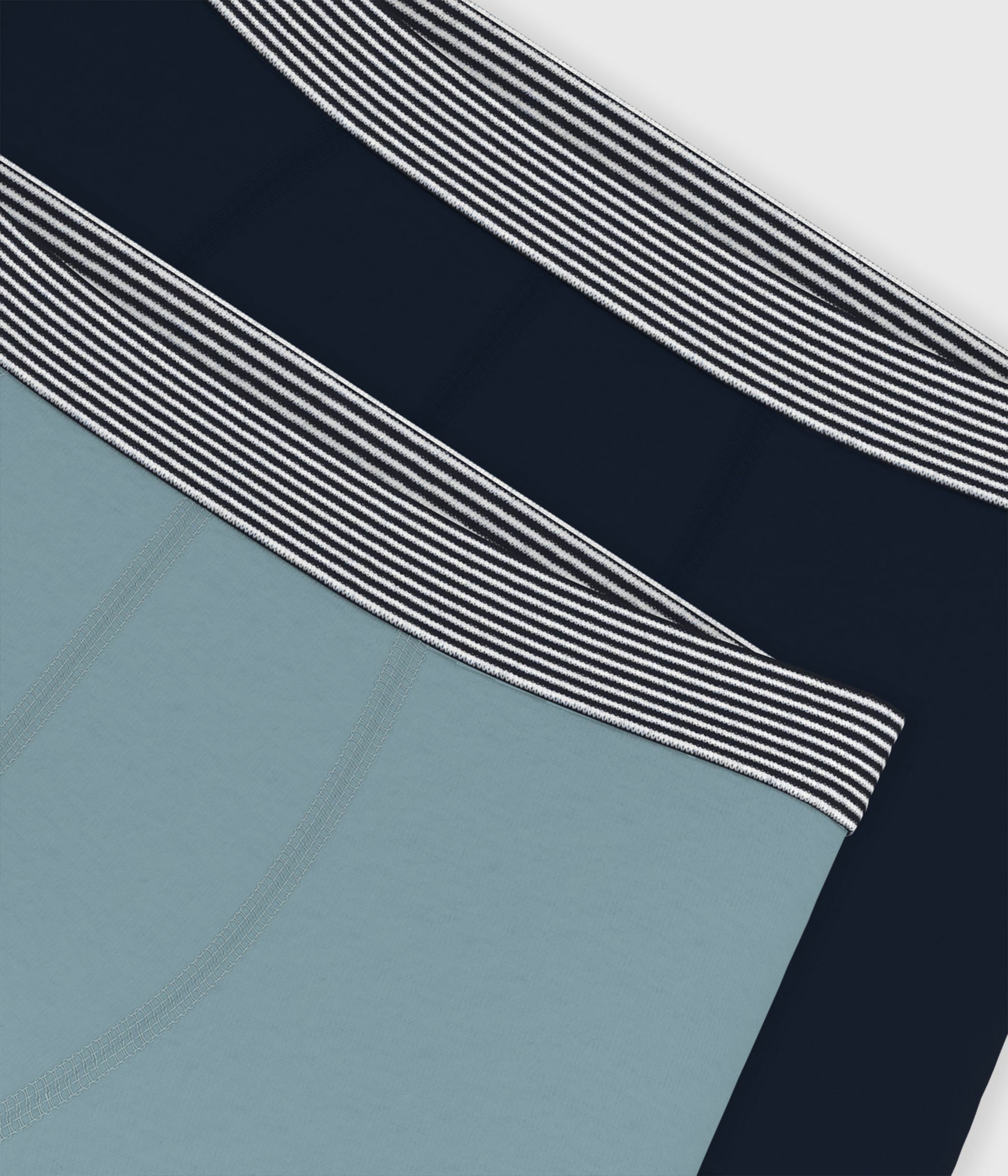 Pack of children's boxers in plain cotton and elastane