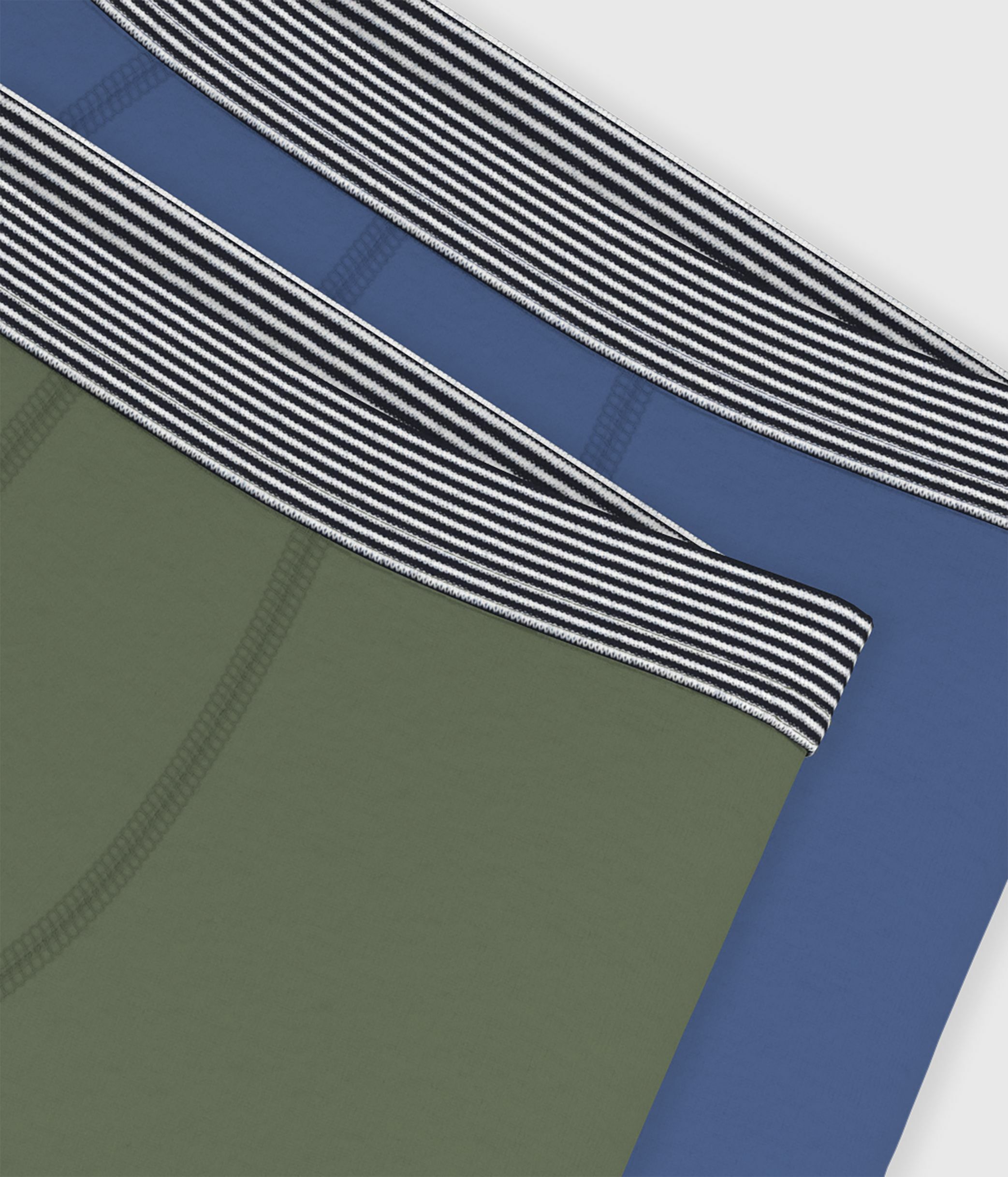 Pack of children's boxers in plain cotton and elastane