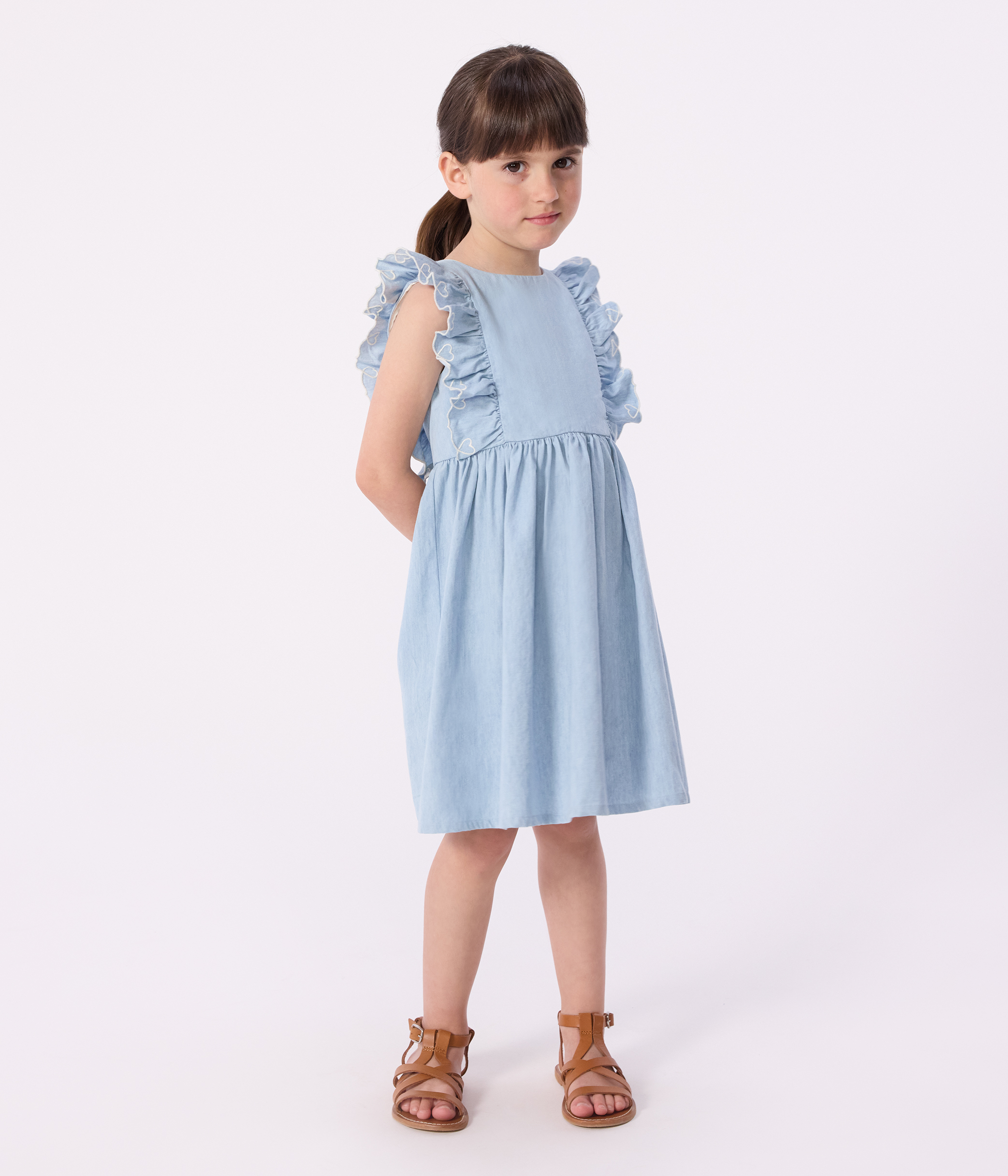 Children's sleeveless cotton dress