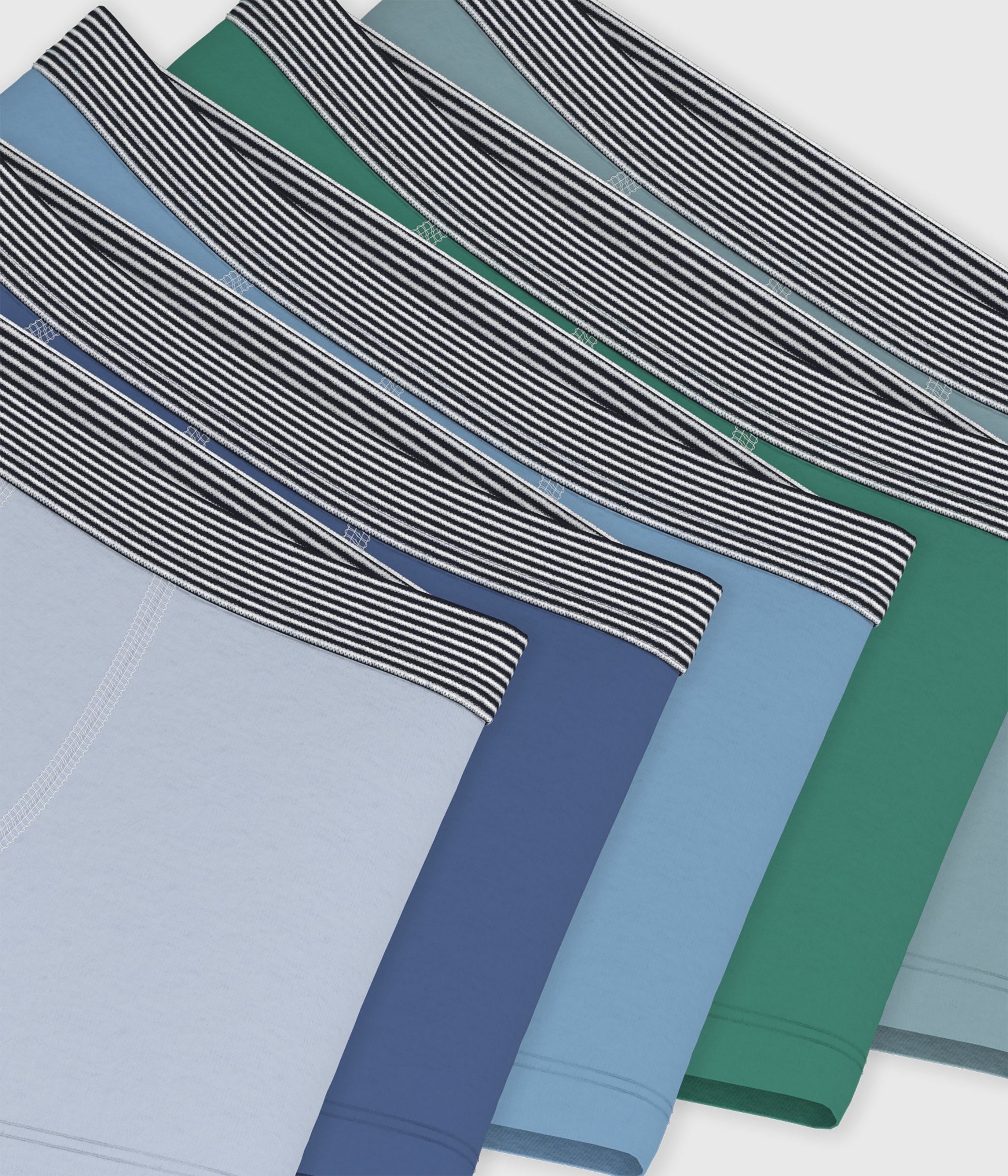 Pack of children's plain cotton boxers