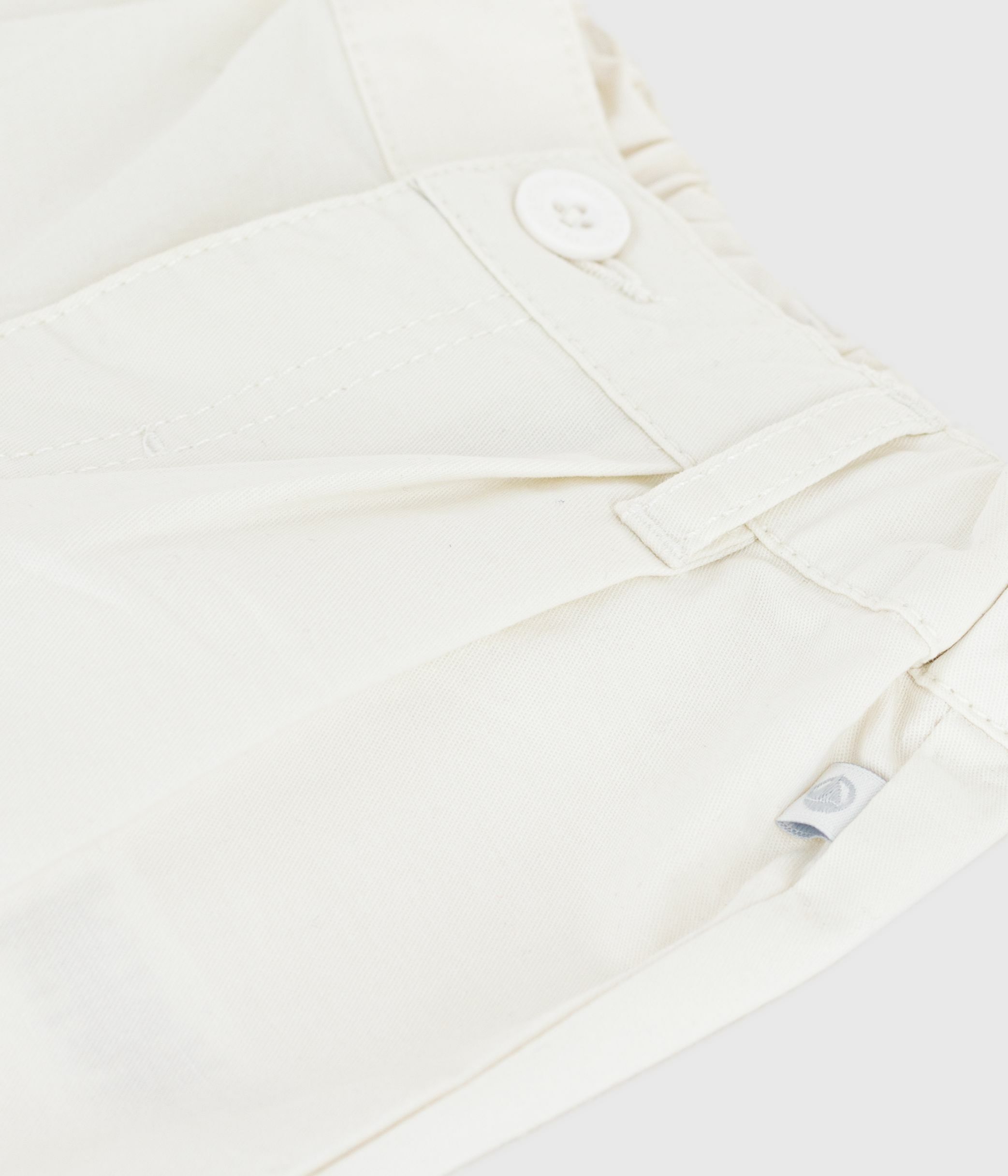 Babies' plain twill trousers