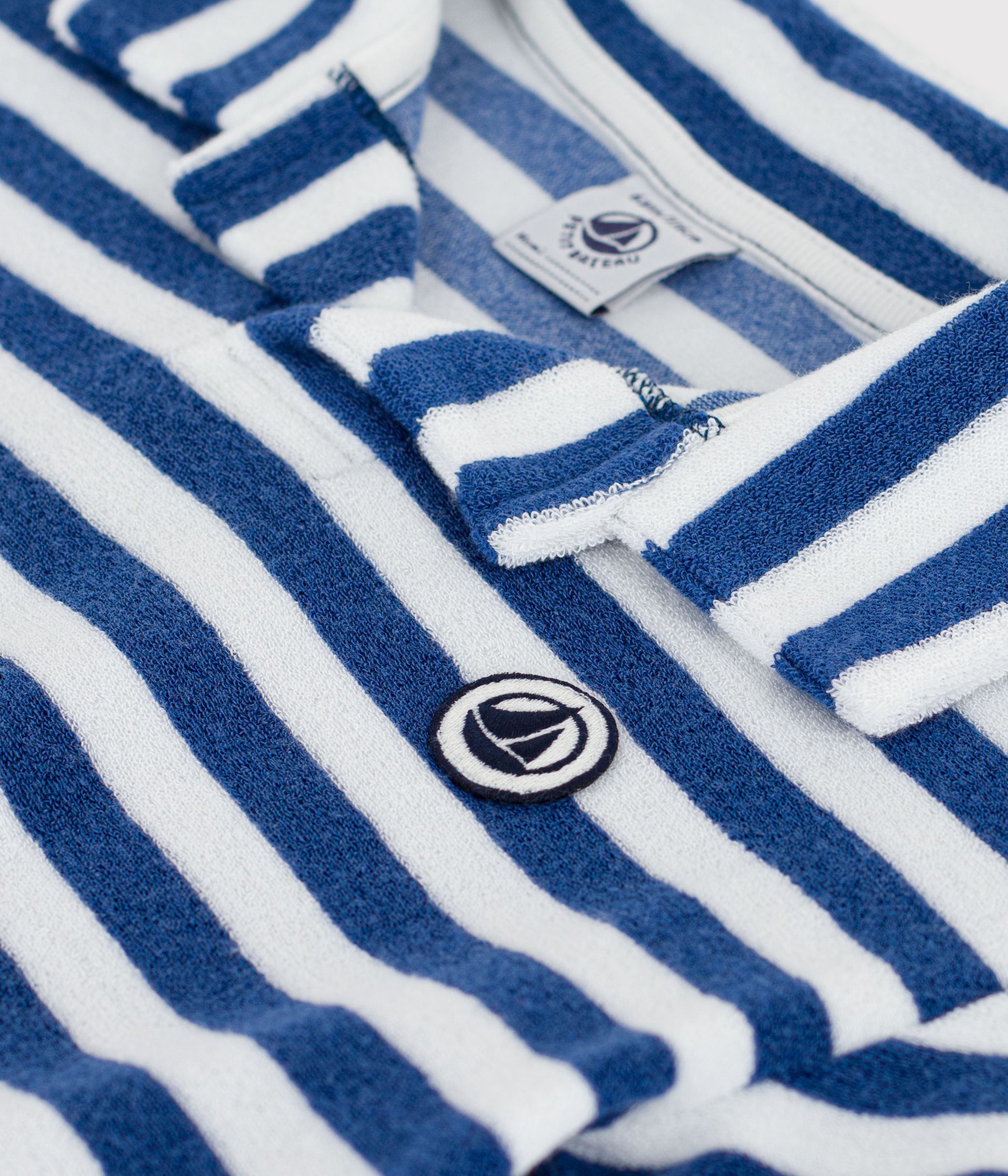 Children's short-sleeved cotton polo shirt