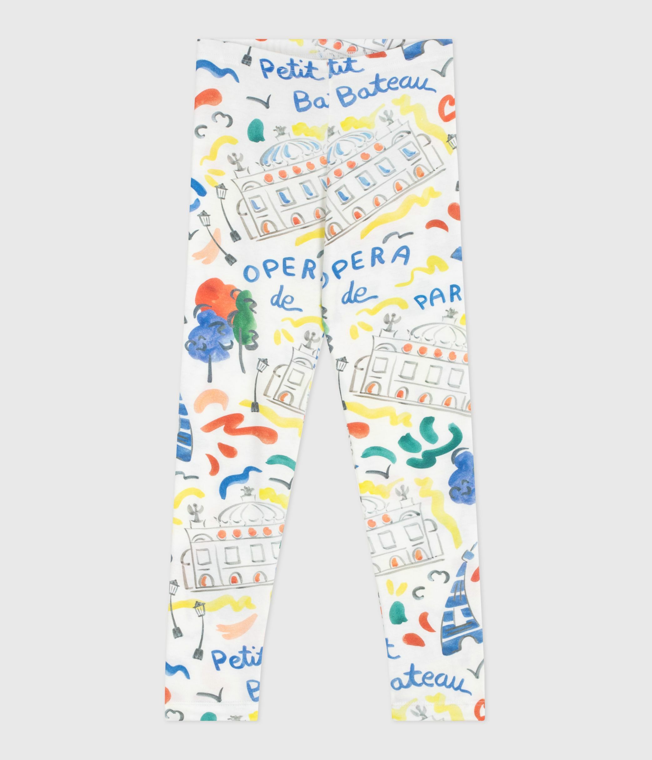 Children's printed cotton leggings