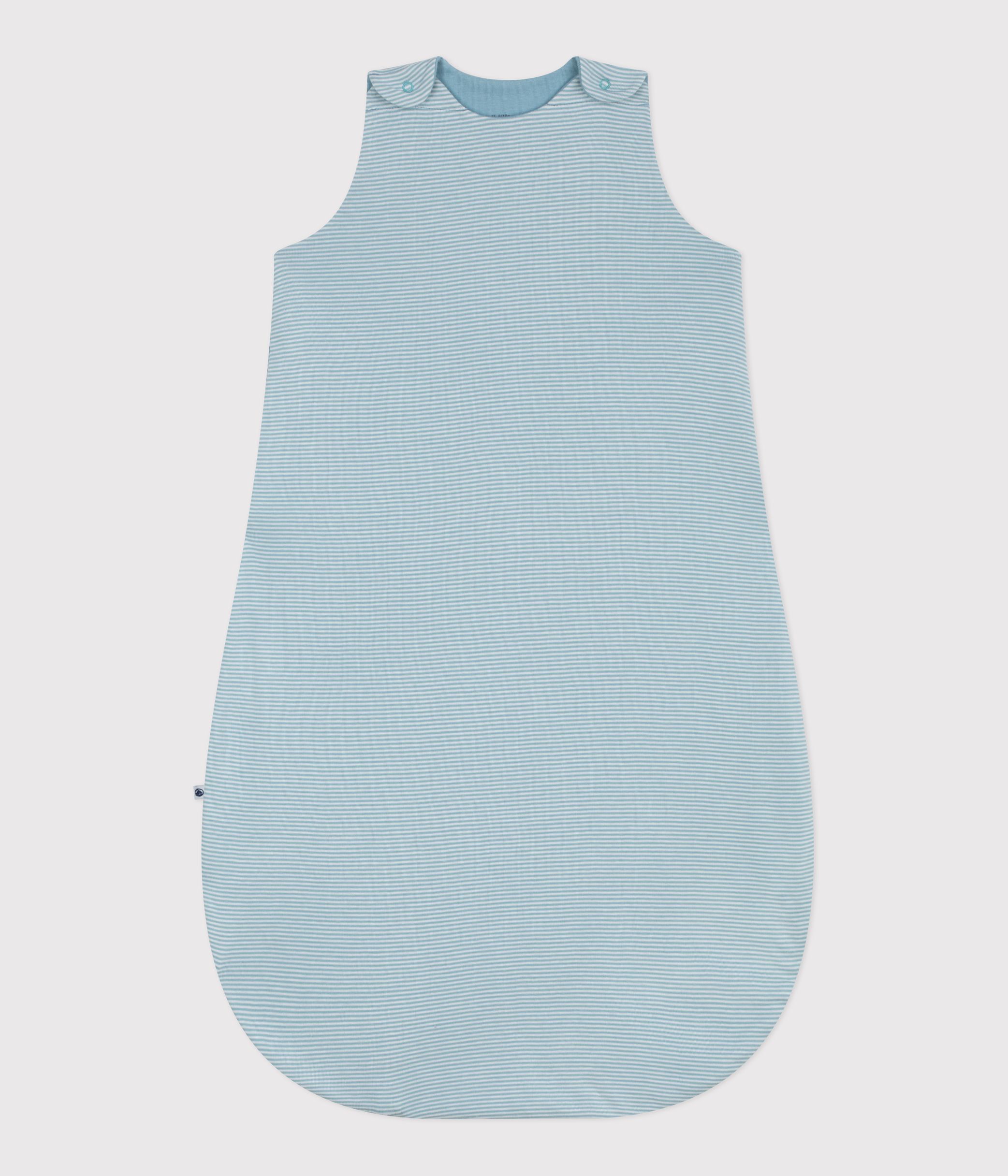 Stripy cotton 0.5 TOG baby sleeping bag