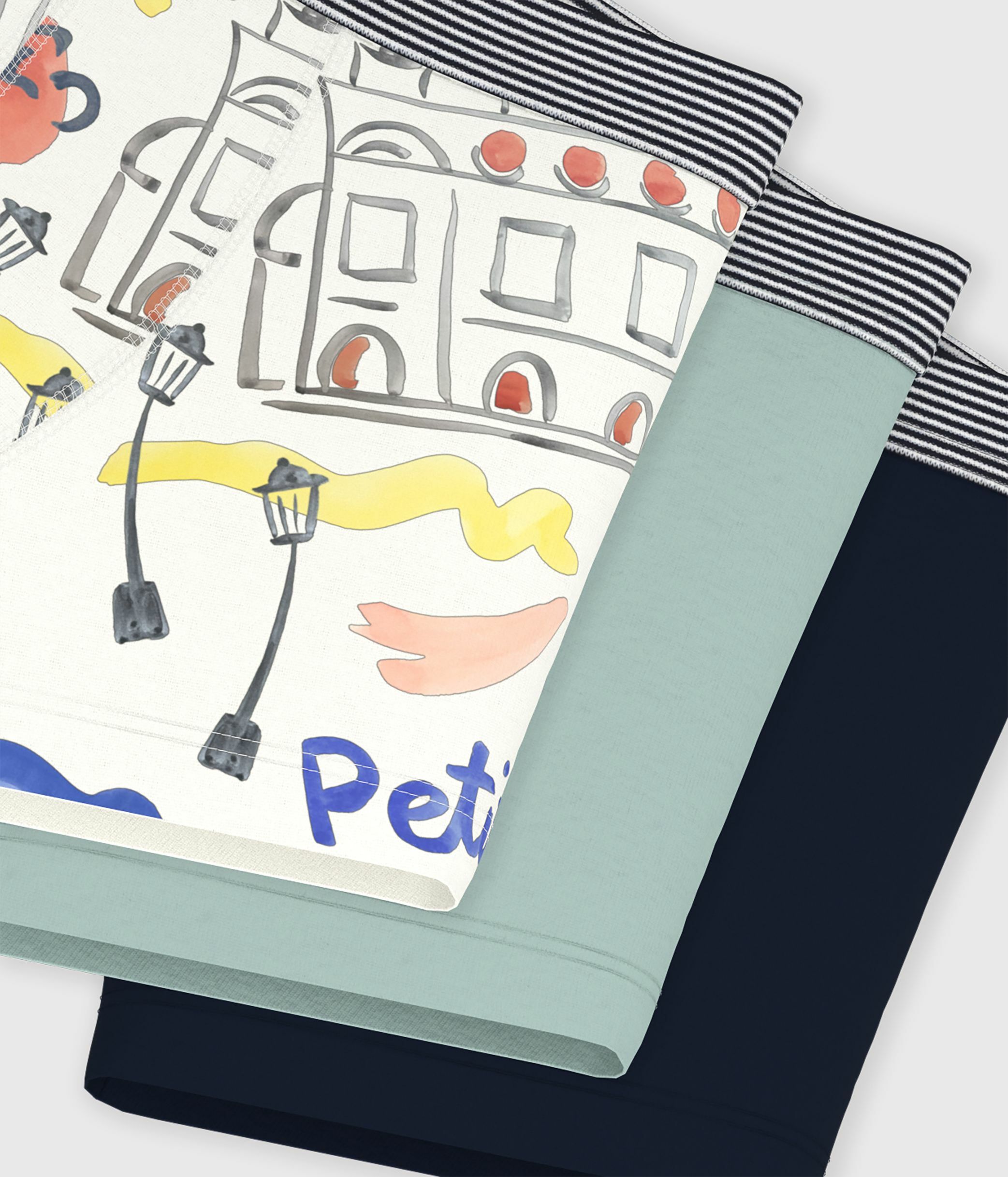 Pack of children's Opera print cotton boxers
