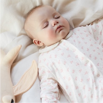 Baby in Petit Bateau's Clothes